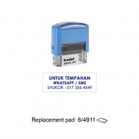 Trodat 4911 Ideal Self Inking Stamp 38x14mm
